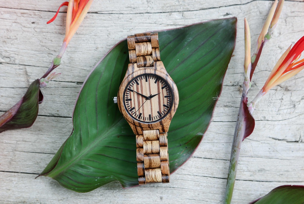 Montre En Bois Naturel Unisexe - Mouvement Quartz - Étanche Aux éclaboussures - Style Rétro